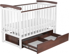 Дитяче ліжко Deson Mriya combi з ящиком white/walnut